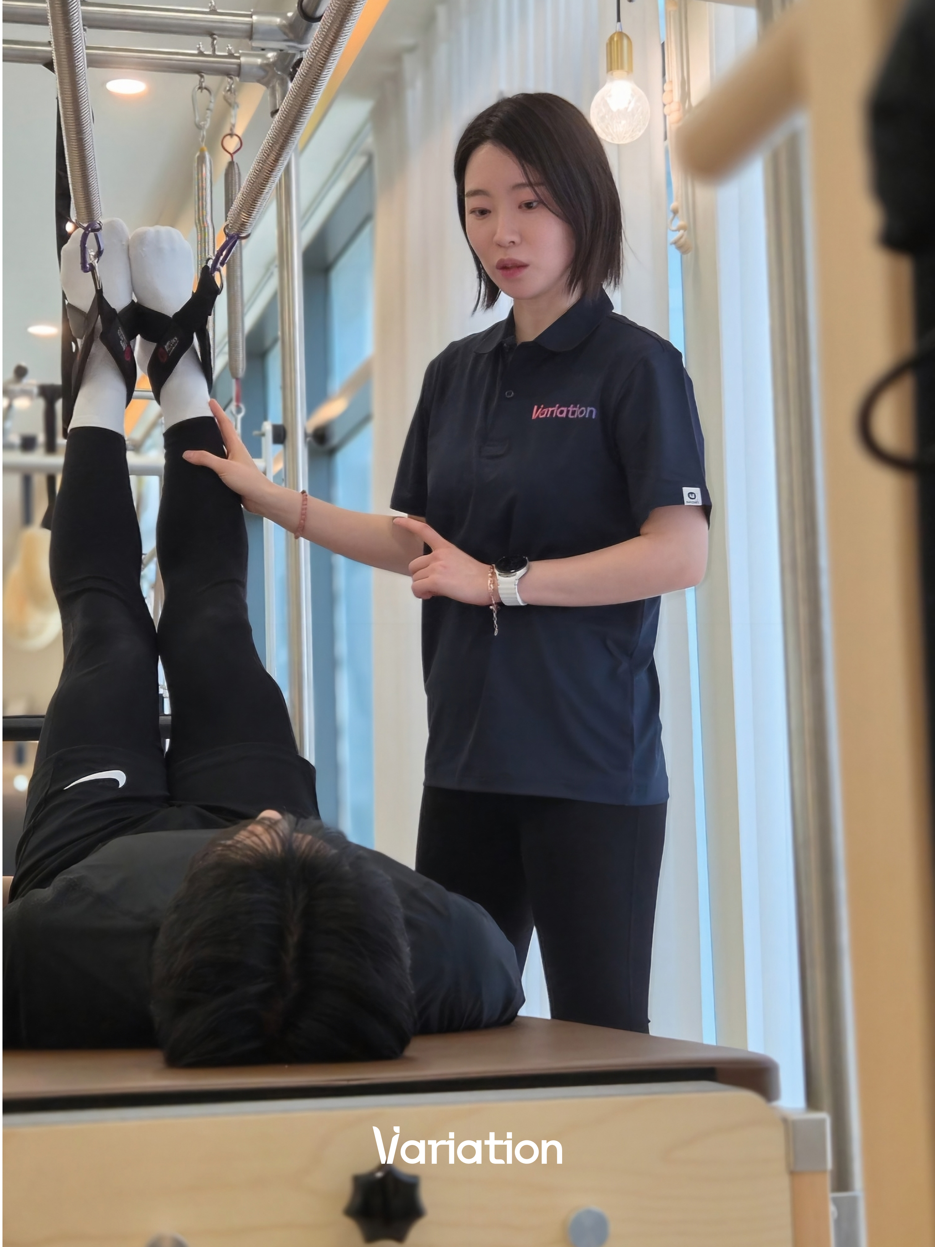 브이랩 필라테스 수업 장면 2